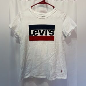 2/$10 Levi's White Logo T-Shirt